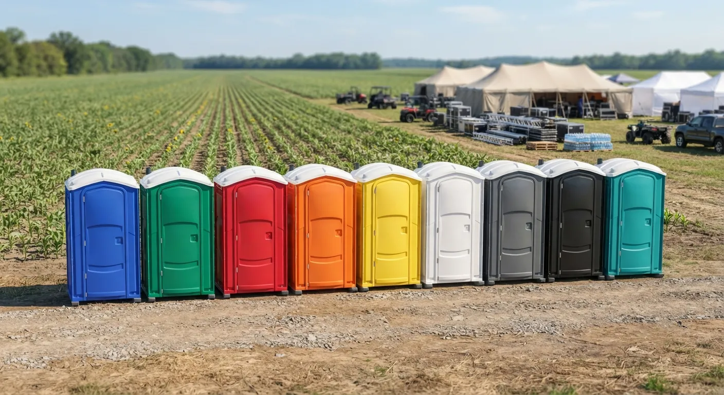 Porta potty in winter